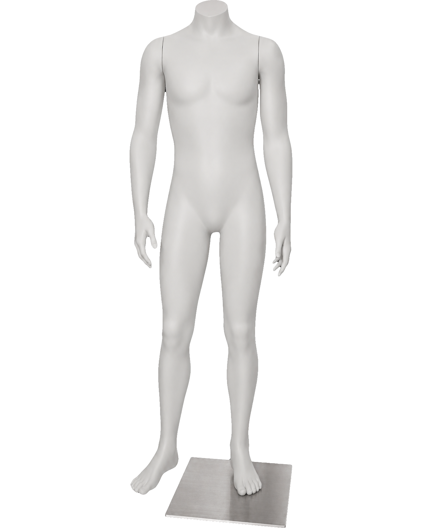 SF-39 Youth Mannequin Headless Athletic Build on Metal Base
