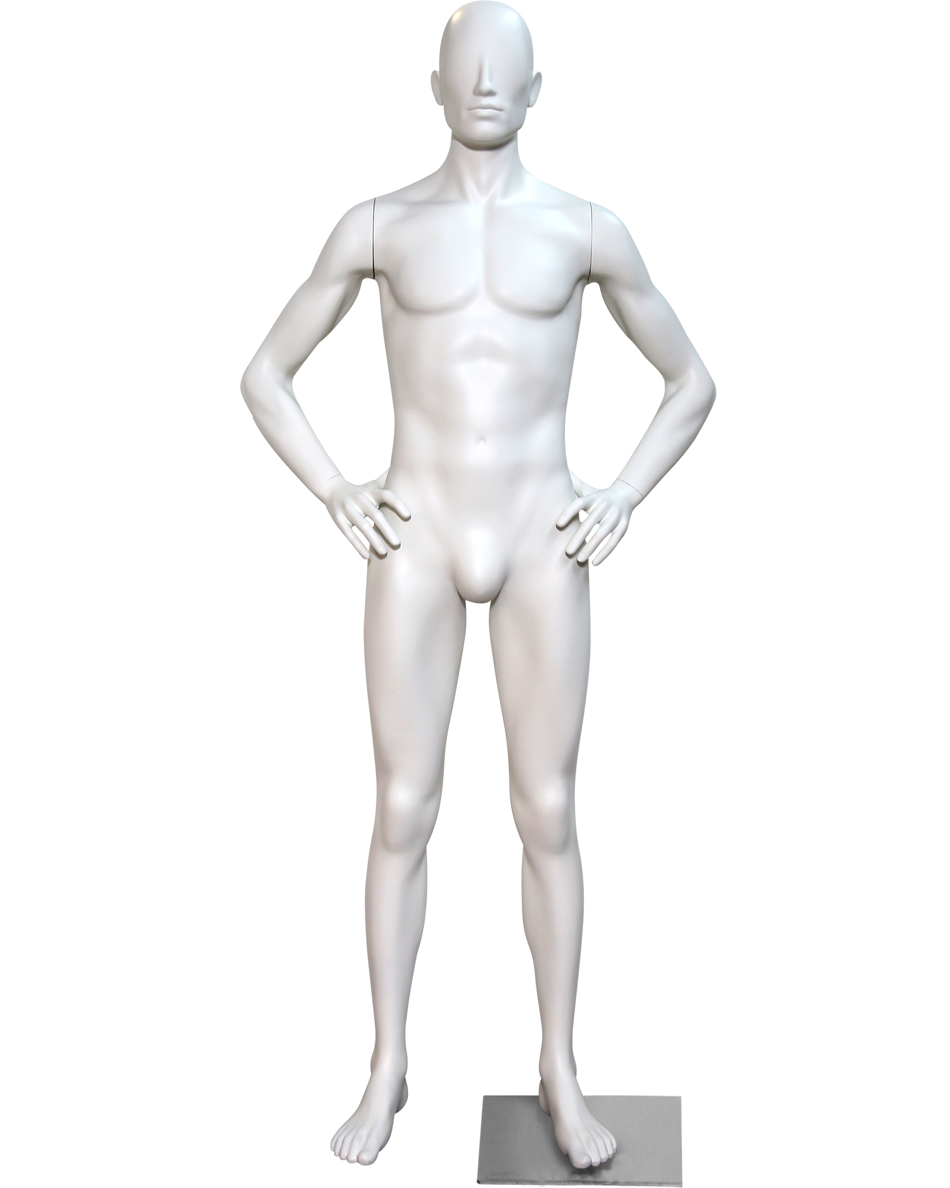 Contempo Male Fashion Mannequin w/Abstract Head, CONT-M1A