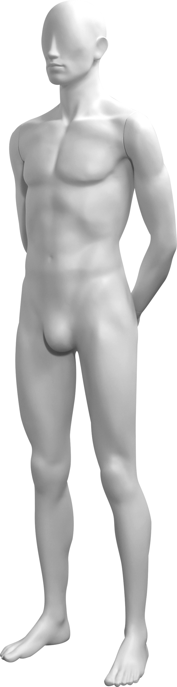 Male Fashion Mannequin with Abstract Head