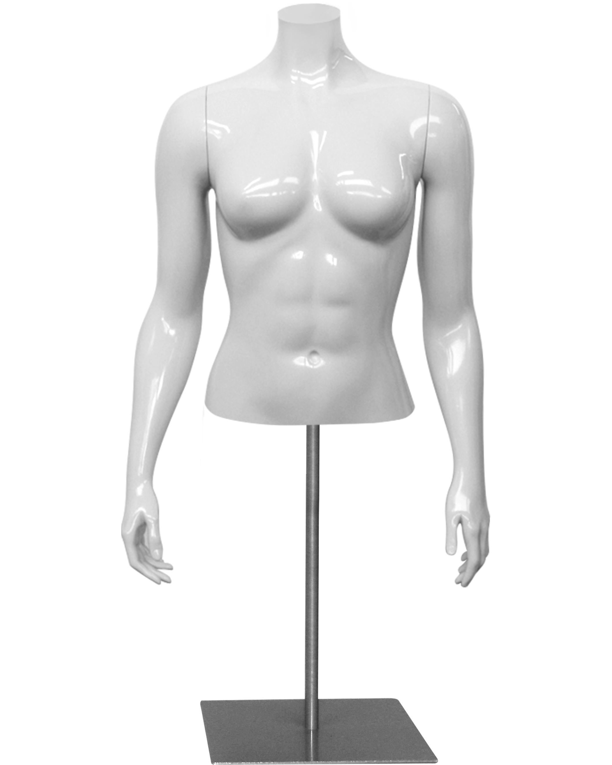 Female Athletic Torso, Half Form Headless FIT-F1T