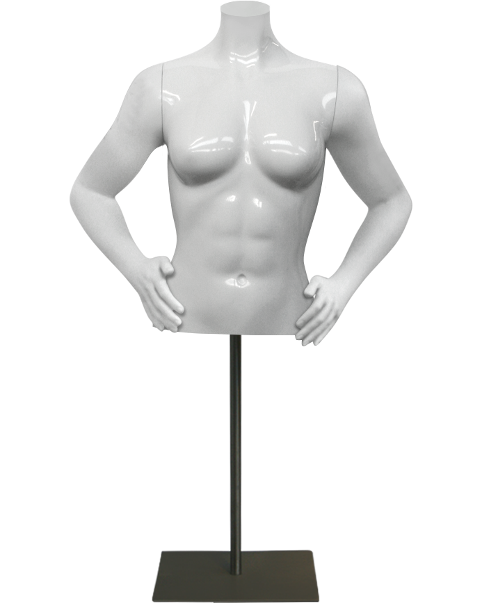 Female Athletic Torso, Half Form, Headless FIT-F1AT
