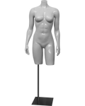 Female Athletic 3/4 Torso  Body Form, Headless