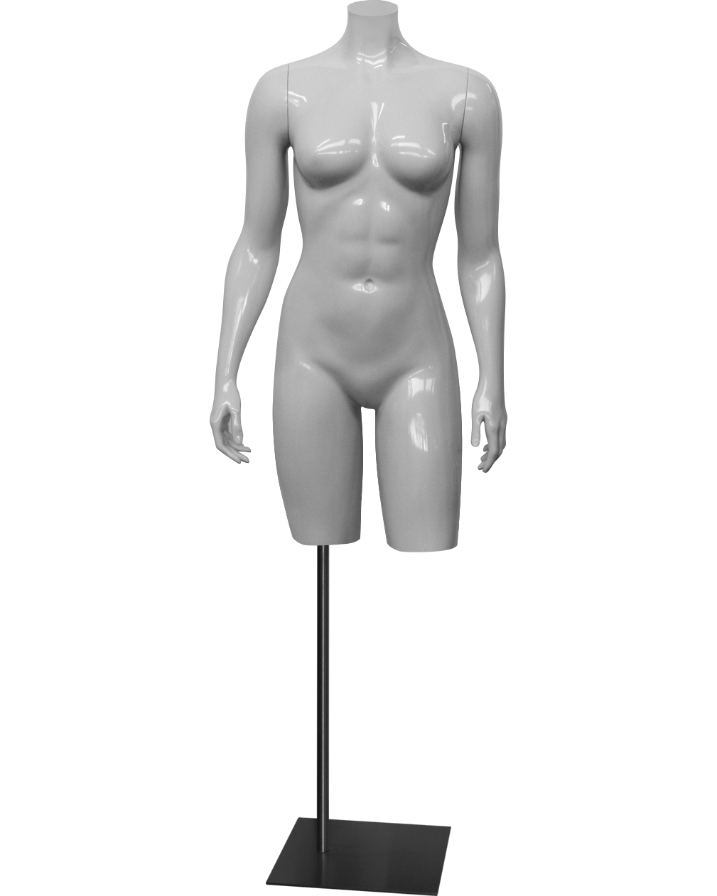 Female Athletic 3/4 Torso  Body Form, Headless