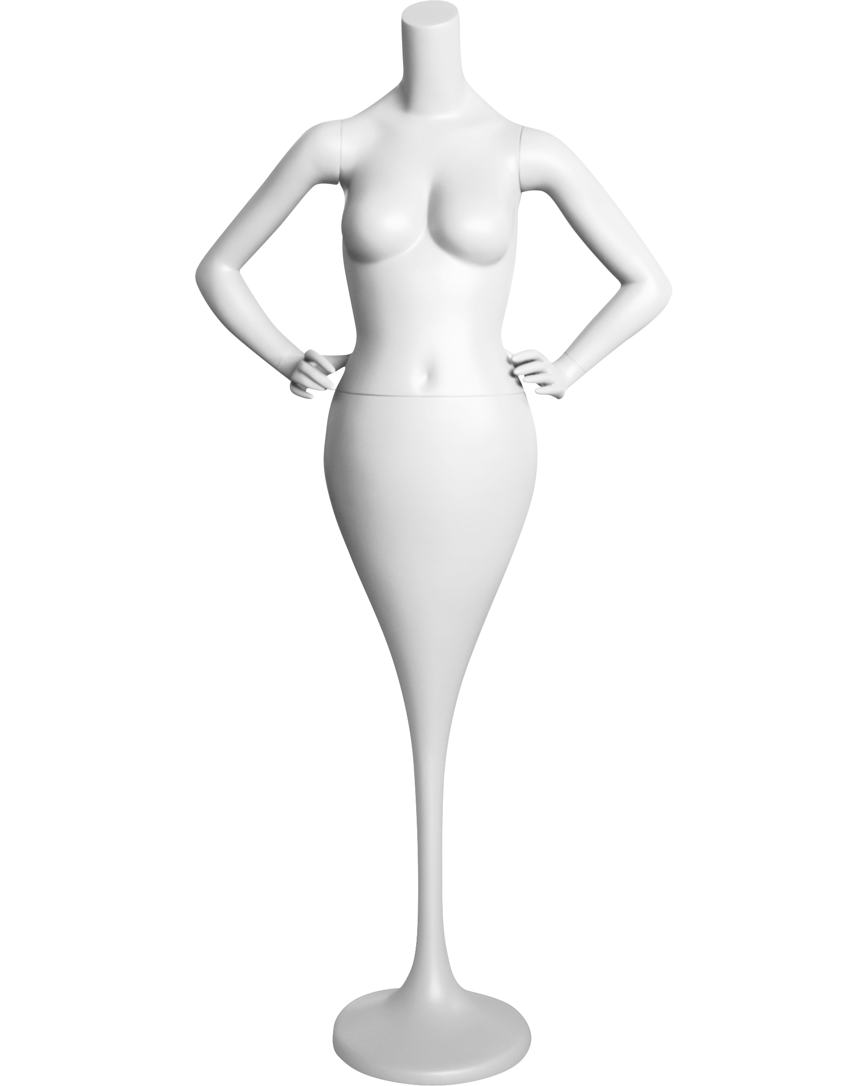 Female Headless Mannequin, Trumpet Form FLRT6-C