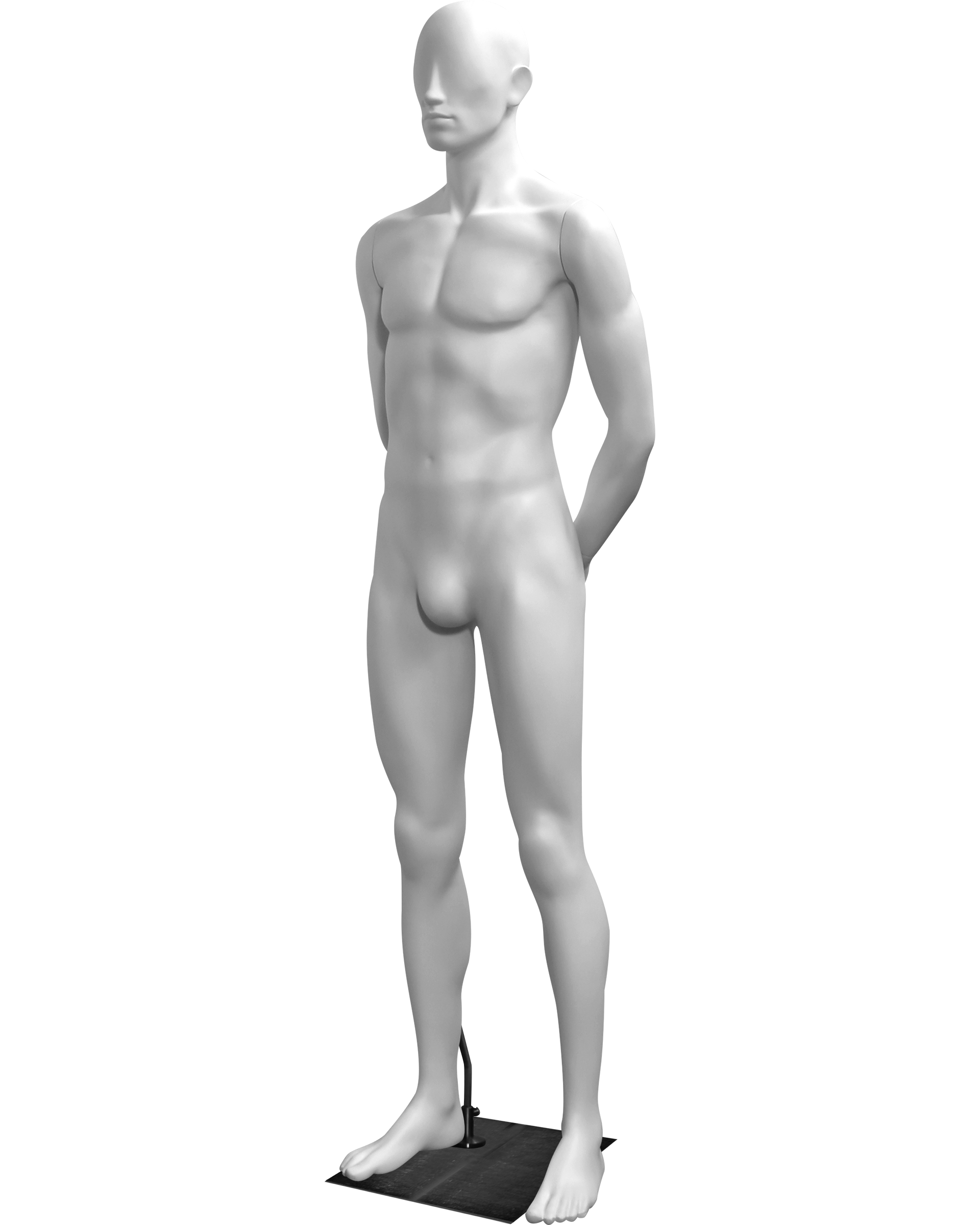 Contempo Male Fashion Mannequin w/Abstract Head CONT-M1B