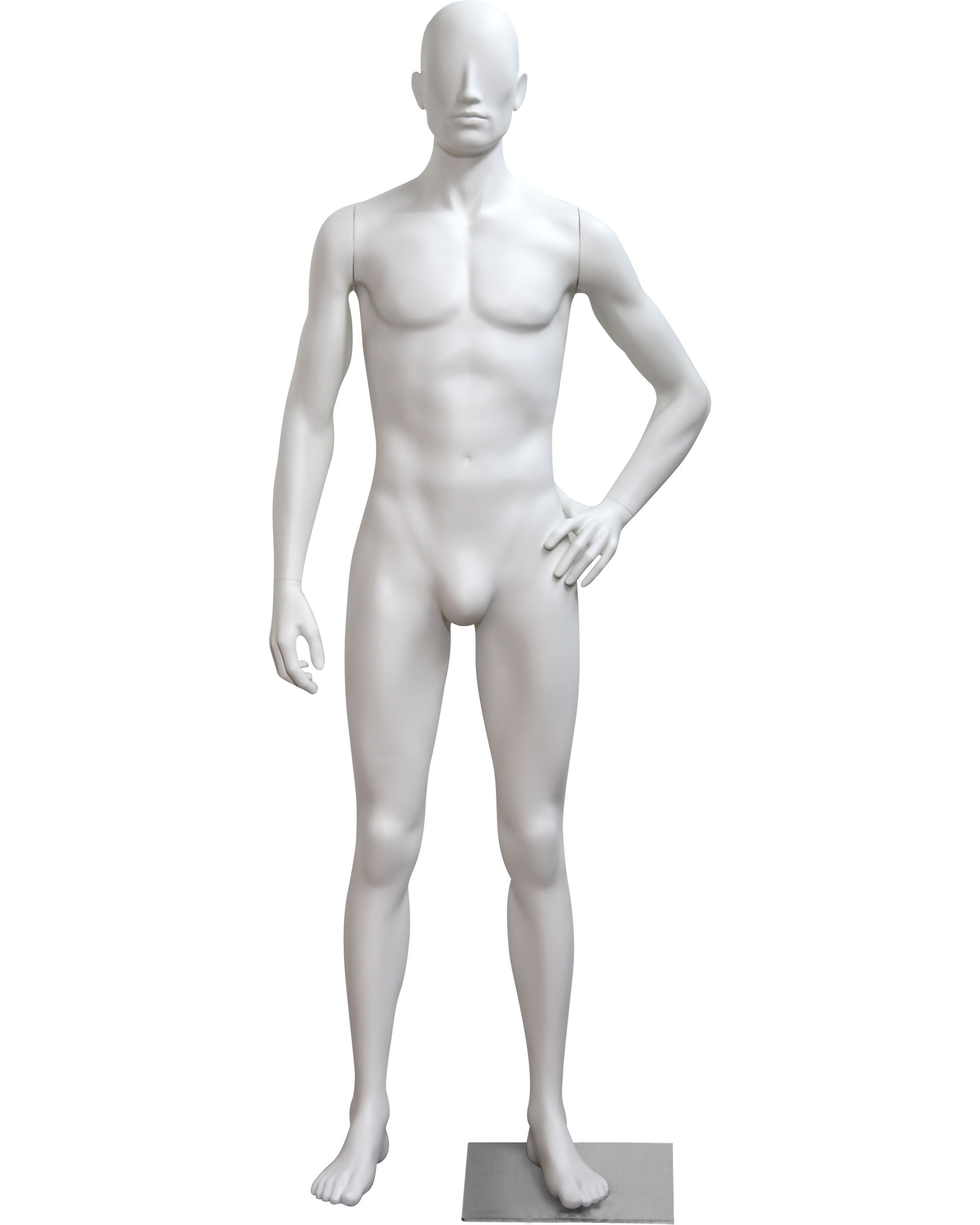 Contempo Male Fashion Mannequin with Abstract Head, CONT-M1D
