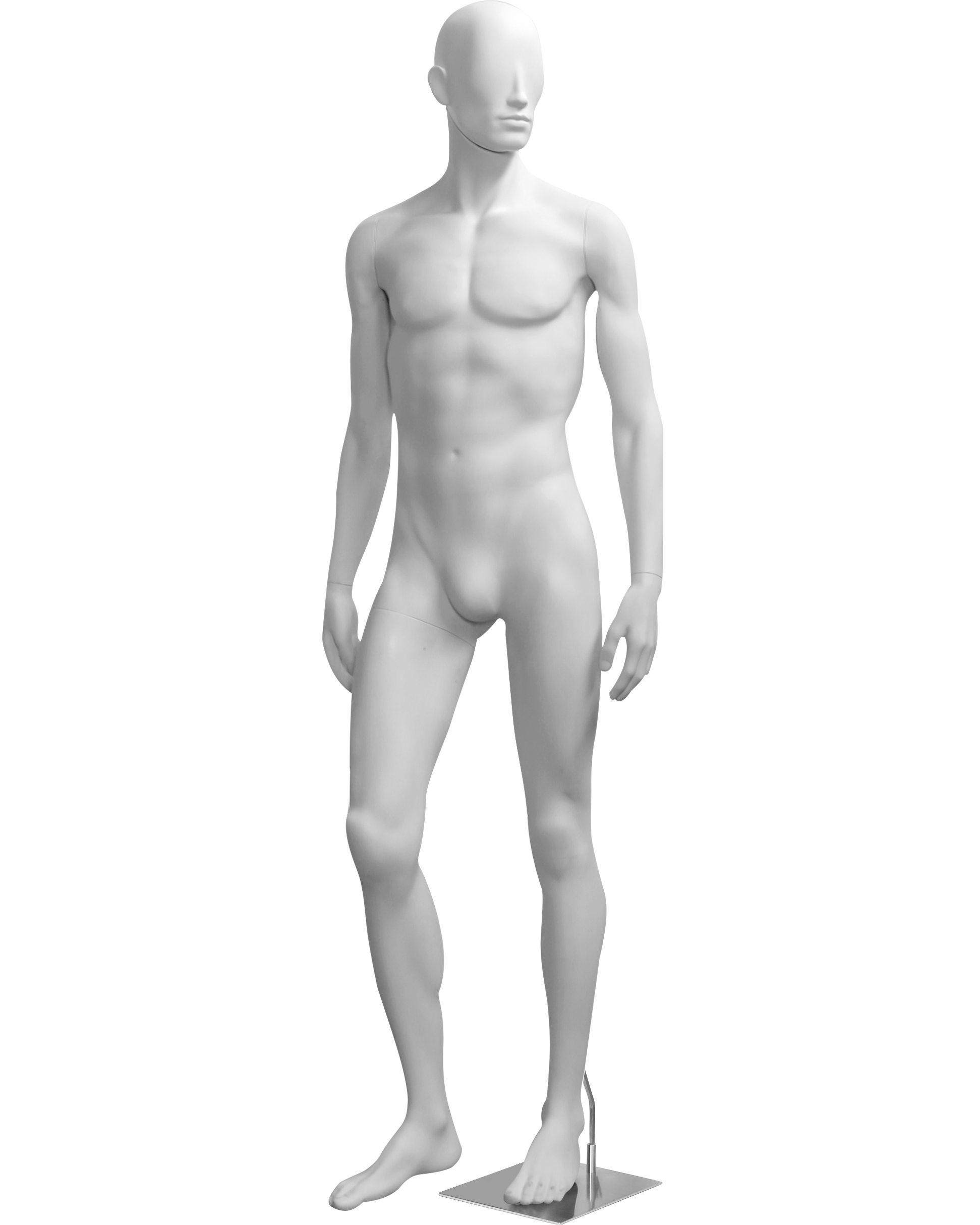 Contempo Male Fashion Mannequin w/ Abstract Head, CONT-M2