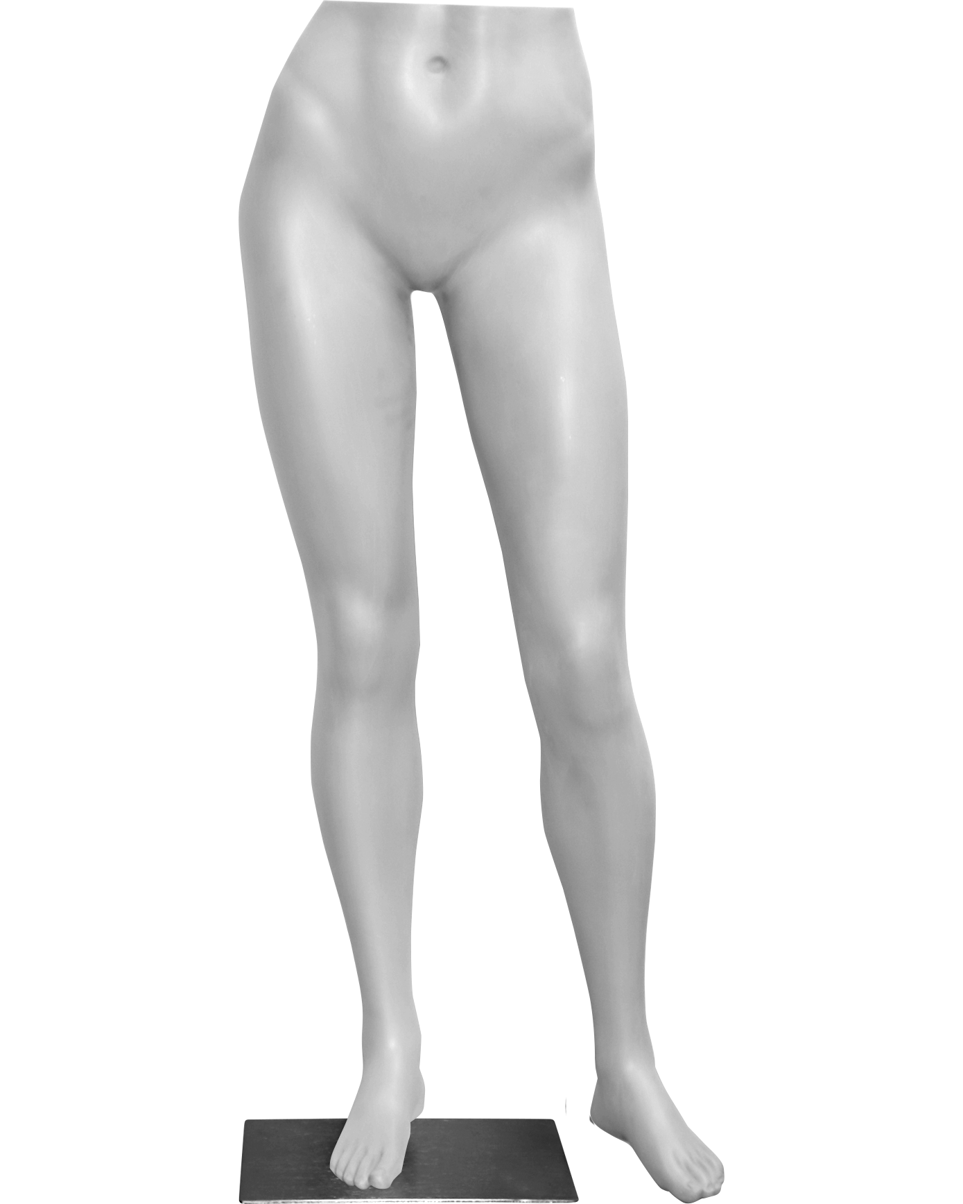 Female Medium build Mannequin Pant Form on Metal Base Athletic
