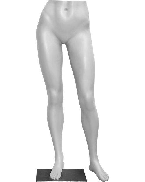 Female Medium build Mannequin Pant Form on Metal Base Athletic
