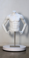 Male Athletic Torso, Half Form, Headless FIT3-M1AT